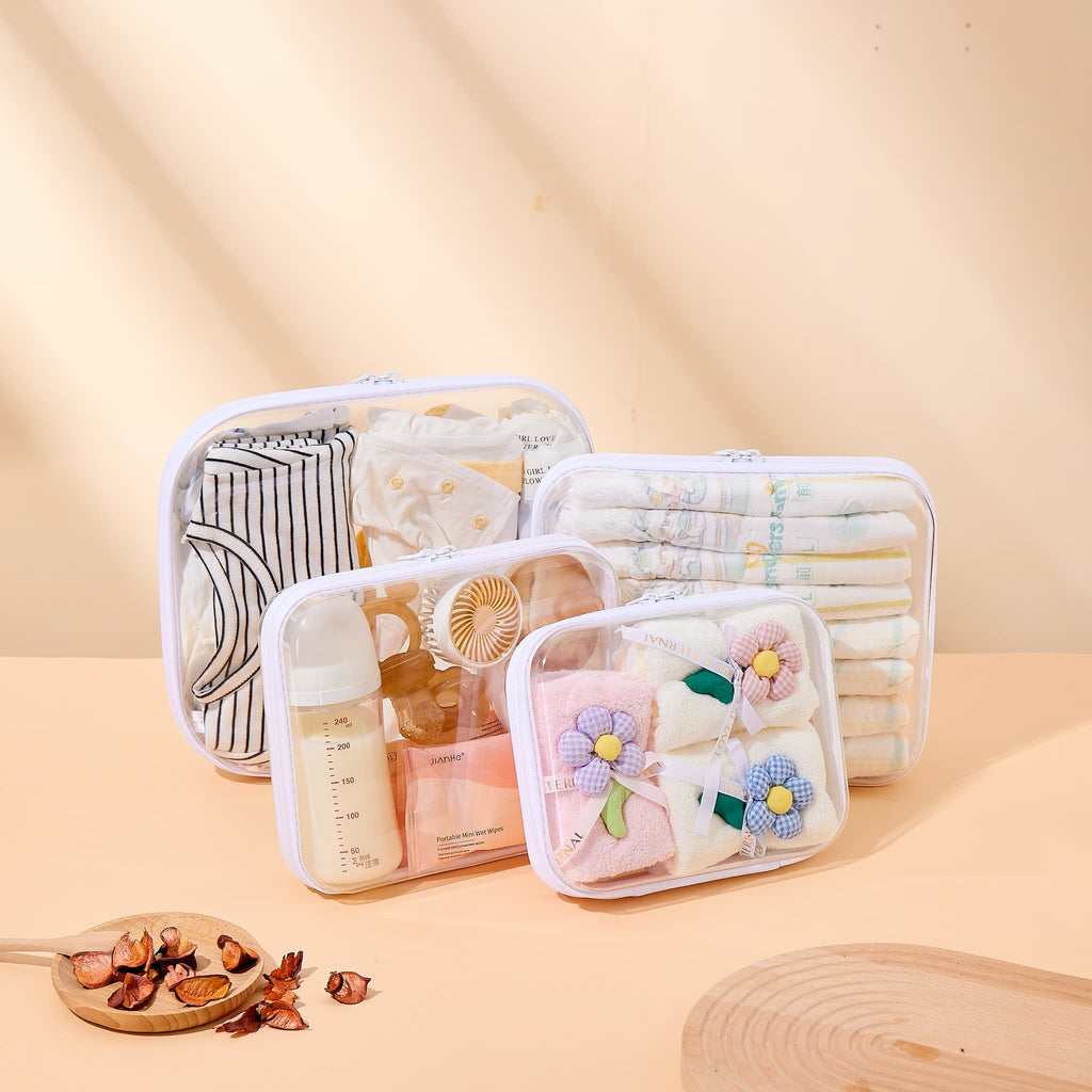 Clear Hard Shell Organizer Case Set For Mom