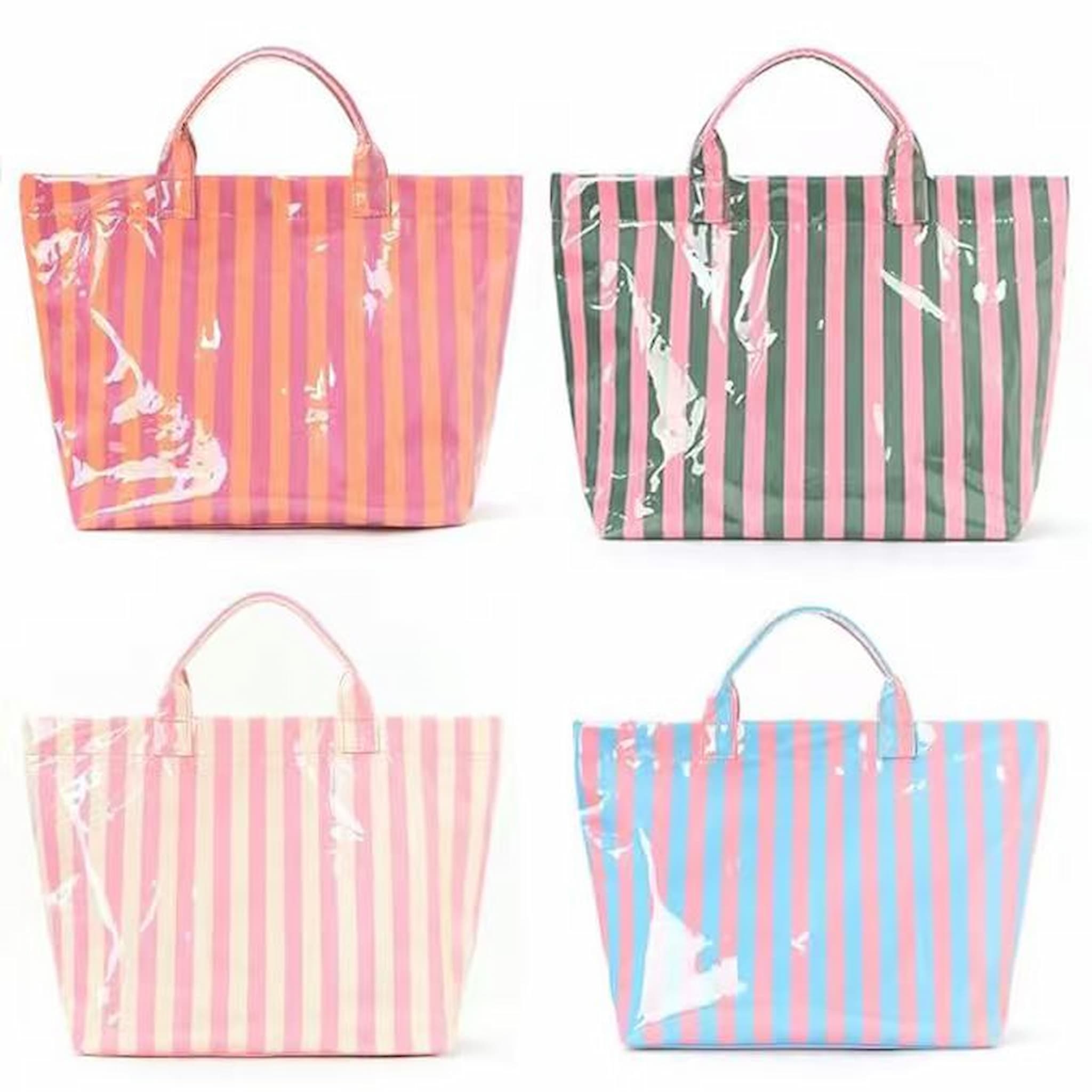 PIQOLA Waterproof PVC Tote Bag | Lightweight Large Shoulder Bag for Beach, Travel & Everyday Carry