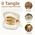 PIQOLA Mini Travel Jewelry Case | Compact Jewelry Organizer for Tangle-Free Storage on the Go