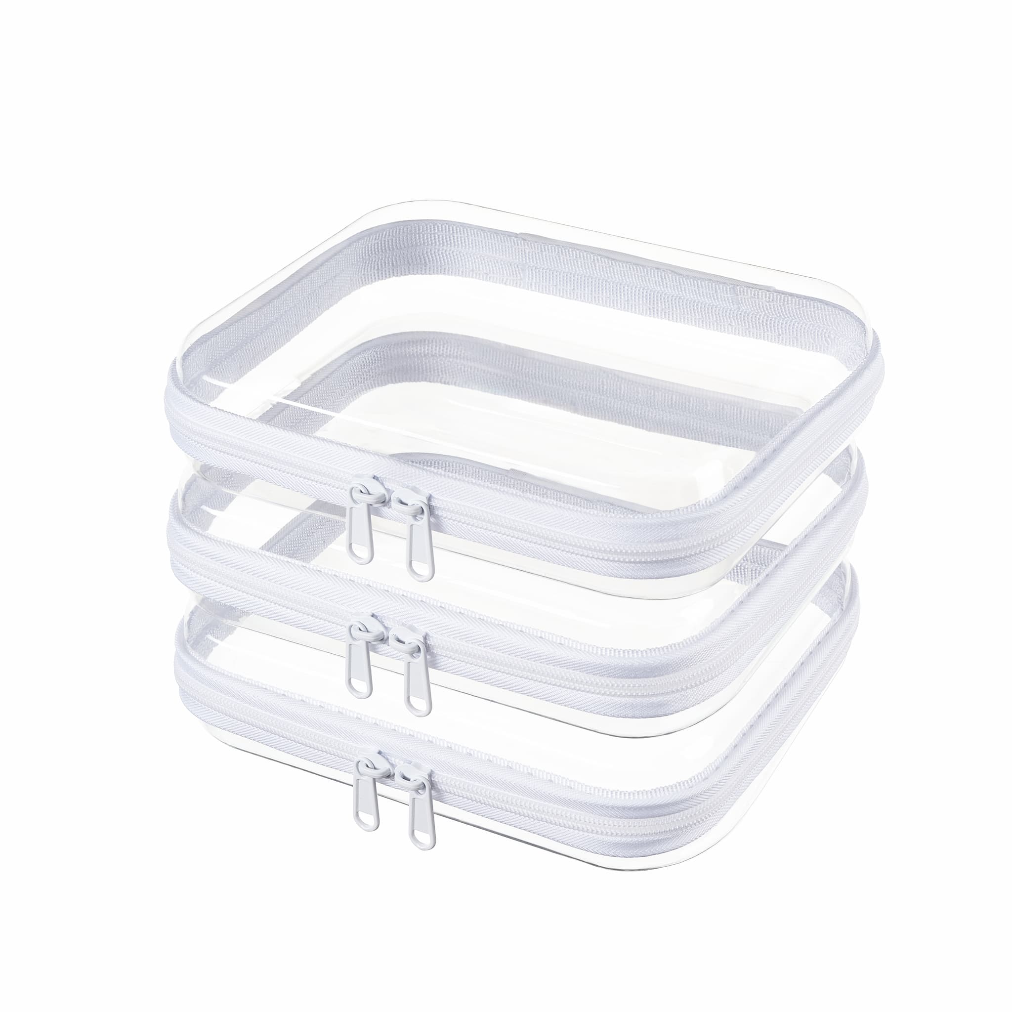 Clear Hard Shell Zipper Case (3M-) 