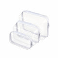 Clear Hard Shell Zipper Case (Handle LMS) 